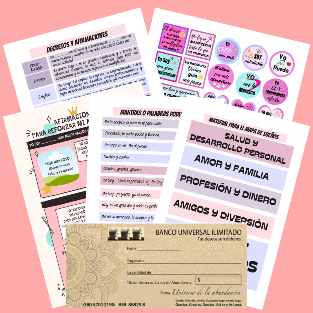 5- Material complementario en PDF para imprimir.